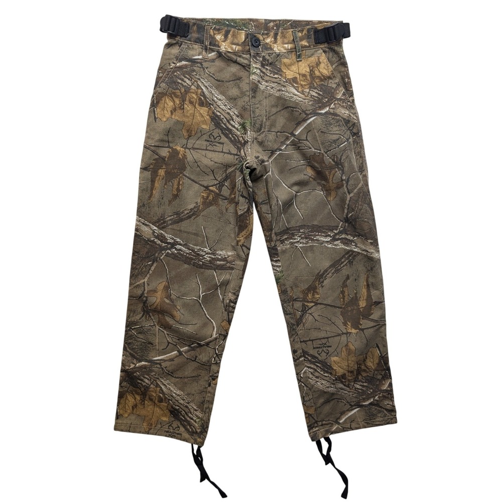 Scent Blocker Hunting Pants Youth M Brown Realtree Xtra Camo Adjustable Waist